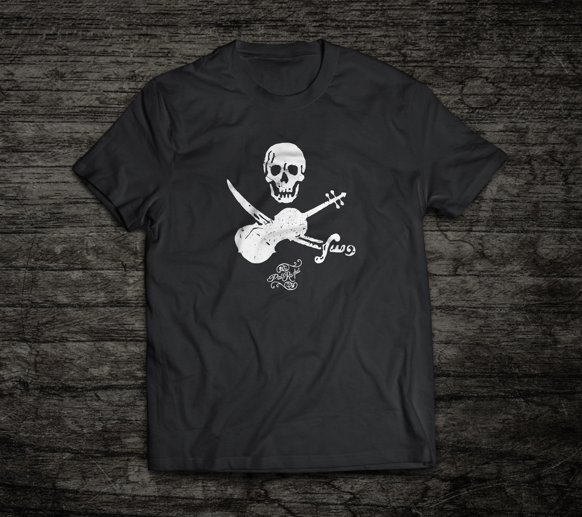 T-shirt Jolly Roger – Pat Razket – Webshop